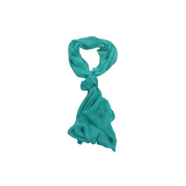 Hannah Grace Maternity Turquoise Scarf with white print